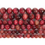 Red Tiger Eye Natural Stone Beads Round Loose Beads 6/8/10MM