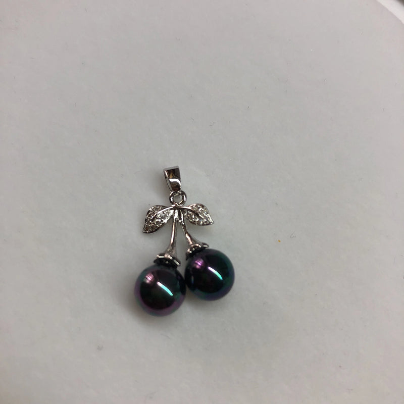 Cherry Style Pendant Base Mount Findings Setting Jewelry Parts Fittings