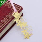Cherry Blossoms Metal Bookmarks - Set of 4
