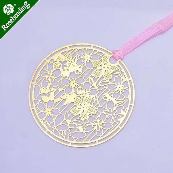 Cherry Blossoms Metal Bookmarks - Set of 4