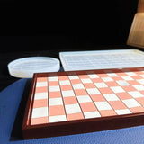Chess Board Resin Mold Checkerboard Base Silicone Mold