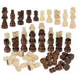 Wooden Chess Pieces Set Staunton Wood Chessmen Child