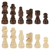 Wooden Chess Pieces Set Staunton Wood Chessmen Child