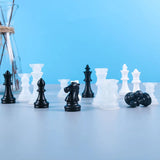 Chess Game Resin Silicone Molds Set Queen King 6 Three-Dimensional International