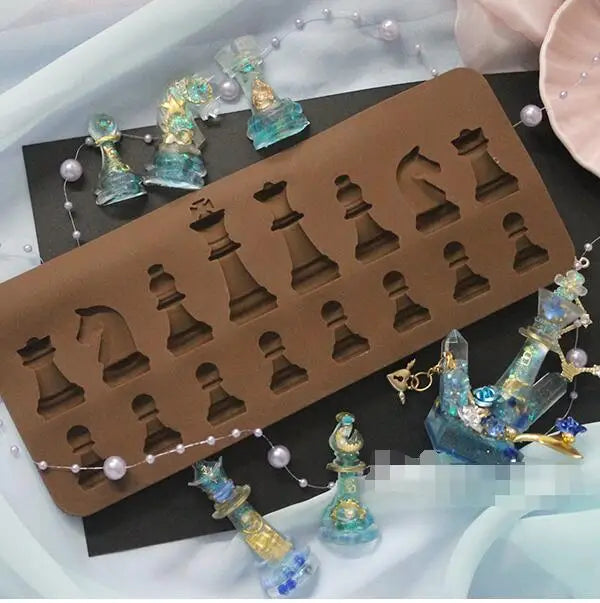 Chess Liquid Silicone Mold Resin Mold DIY