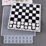 Chess Pieces Silicone Mold Chess Board Resin Mold Set DIY Art Crafts