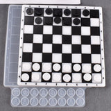 Chess Pieces Silicone Mold Chess Board Resin Mold Set DIY Art Crafts