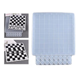 Chess Pieces Silicone Mold Chess Board Resin Mold Set DIY Art Crafts
