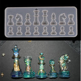 Chess Silicone Mold For Resin DIY Making Jewelry Keychain Pendant