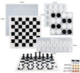 Chess Silicone Mould DIY Epoxy Mold Set