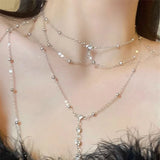 Body Breast Chain Sexy Bikinis Necklace Choker Collarbone Accessory