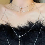 Body Breast Chain Sexy Bikinis Necklace Choker Collarbone Accessory