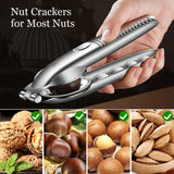 Stainless Steel Chestnut Nutcracker Opener Quick Clip Nuts Peeler Walnut Sheller