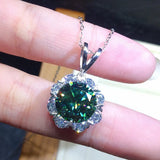 Flower Pendant Necklaces Choker for Women Crystal Diamonds Jewelry