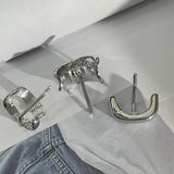 3PC Geometric Hair Clips Hairpin Low Ponytail Hair Claws Women Girls Accessories