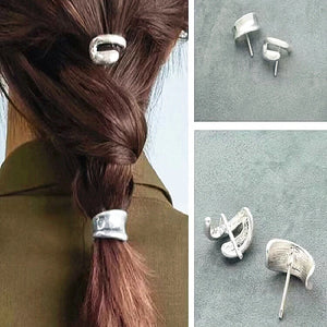 3PC Geometric Hair Clips Hairpin Low Ponytail Hair Claws Women Girls Accessories