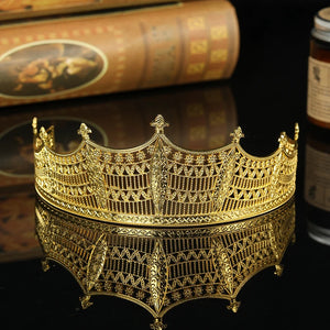 Morocco Crown Women Tiaras African Bride Hair Jewelry Forehead Sequins