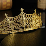 Morocco Crown Women Tiaras African Bride Hair Jewelry Forehead Sequins