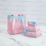 Flamingo Print Jewelry Packing Organizer Box & Bag Set