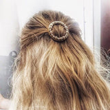 Pearl Barrettes 14K Round Hair Je