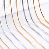 Stainless Steel Snake Chain Necklaces 1.2/1.5/2.0mm