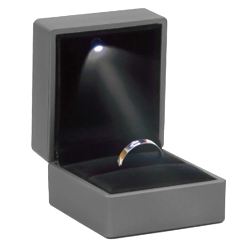 LED Lighted Wedding Jewelry Storage Box