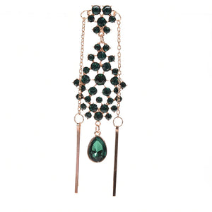 Women Crystal Rhinestone Head Chain Hairband Accessory