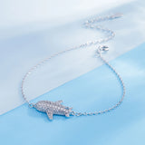925 Sterling Silver Bracelet Airplane Pendant Ladies Bracelet