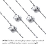 925 Silver Star Bracelet Dainty Chain Friendship Jewelry