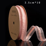 Chiffon Striped Yarn DIY Hair Decoration Ribbon 10 Yards