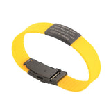 Kids SOS ID Safety Wristband Personalized Bracelet Baby Anti Lost Armband