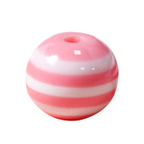 Striped Resin Watermelon Beads for DIY Beaded Necklace