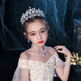 Kids Princess Crown Hair Jewelry Tiara Rhinestone Diadem
