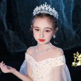 Kids Princess Crown Hair Jewelry Tiara Rhinestone Diadem