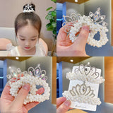 Kids Princess Head Ropes with Beads and Flowers