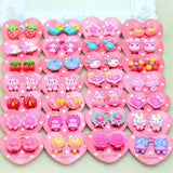 Kids Animal Flowers Ear Clip Ear Cuff Princess Earring Clip