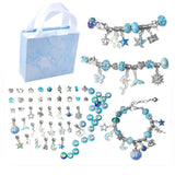 Children DIY Jewelry Kit Green Purple Red Pink Violet Craft Christmas Easter