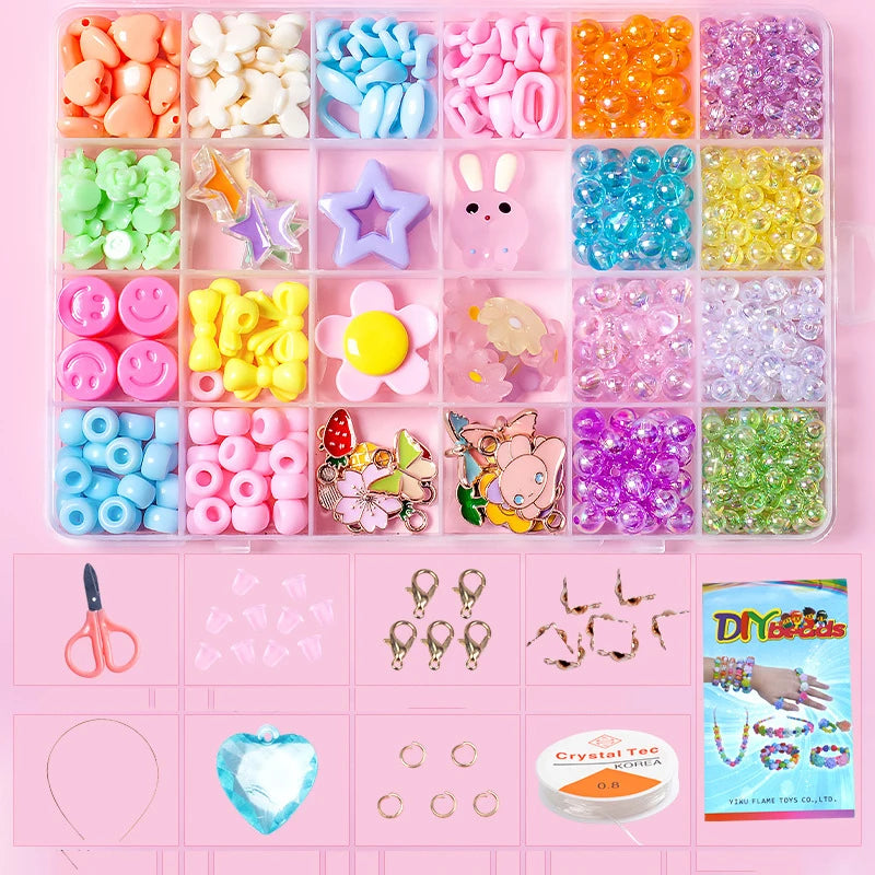 Kids DIY Candy Beads Jewelry Set