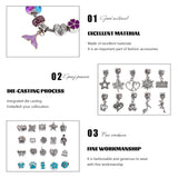 Kids Jewelry Making Kit DIY Bead Bracelet Necklace Set with Bag