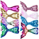 Kids Mermaid Tail Hair Clip Baby Cute Bangs Clip Cartoon Sequins Duckbill Clip