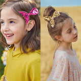Kids Mermaid Tail Hair Clip Baby Cute Bangs Clip Cartoon Sequins Duckbill Clip