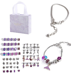 Crystal Charm Bracelet DIY Gift Set for Kids