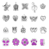 Children's 925 Silver Bracelet DIY Set with Glass Beads Pendant
