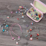 Kids' DIY Beaded Christmas Bracelet Kit