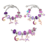 Kids' Bracelet Making Kit DIY Beads Set Birthday Gift