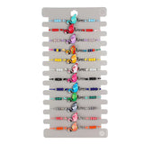 Kids Flamingo Pony Bracelet Set with 12Strands - 16-32cm Adjustable