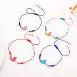 Kids Flamingo Pony Bracelet Set with 12Strands - 16-32cm Adjustable