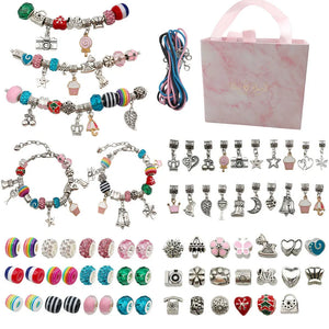 Kids DIY Crystal Ice Cream Bracelet Set