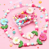 Kids Wood Beads Accessories Set for DIY Jewelry Making