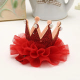 Kids Crown Princess Headwear Baby Head Flower Girl Hair Clip
